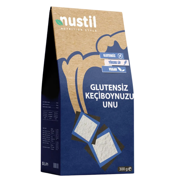 NUSTİL Glutensiz Keçiboynuzu Unu 300g