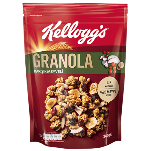 KELLOGG'S Granola Karışık Meyveli 340g