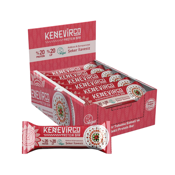 KENEVİRCO Çilekli Protein Bar x 12 Adet
