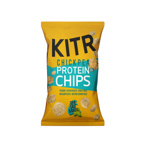 KITR Deniz Tuzlu ve Fesleğenli Yüksek Proteinli Nohut Cipsi 50g