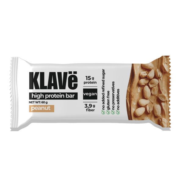 KLAVE Yer Fıstıklı Protein Bar 60g
