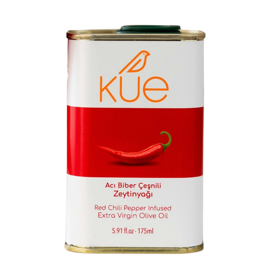 KUE OLİVE OİL Acı Biber Çeşnili Zeytinyağı 175ml 