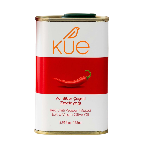 KUE OLİVE OİL Acı Biber Çeşnili Zeytinyağı 175ml