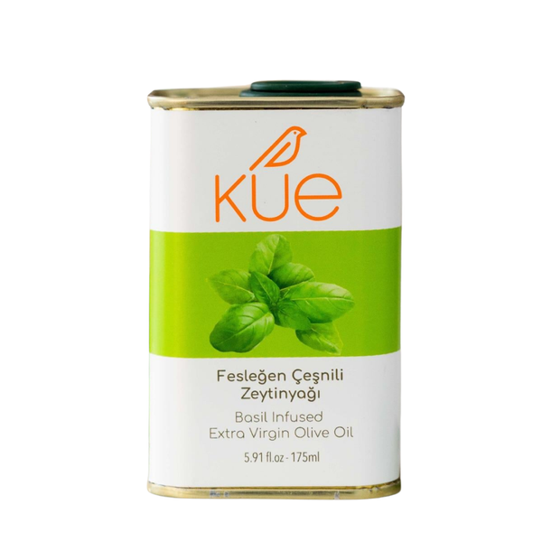 KUE OLİVE OİL Fesleğen Çeşnili Zeytinyağı 175ml