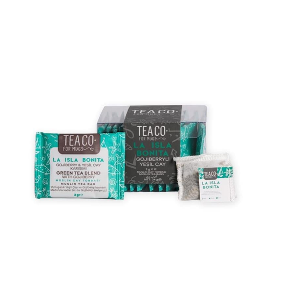TEA CO Gojiberryli Yeşil Çay 12x2g - La Isla Bonita