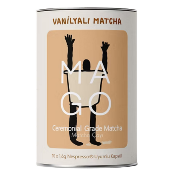 MAGO Ceremonial Grade Matcha Nespresso Uyumlu Kapsül x 10 Vanilyalı