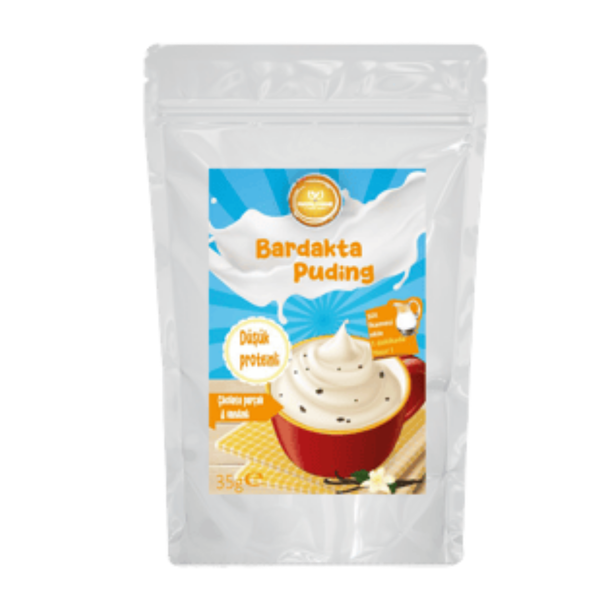 MAYALI HANE Düşük Proteinli Vanilinli&Çikolata Parçacıklı Bardakta Puding 35g
