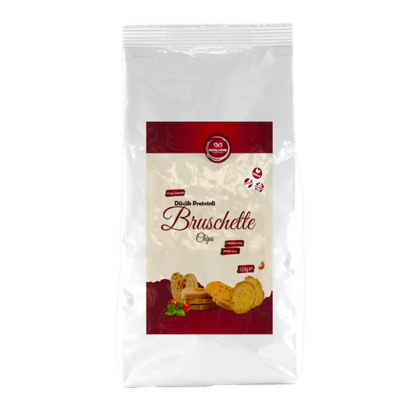 MAYALI HANE Düşük Proteinli Pizza Aromalı Brucshetta Chips 120g