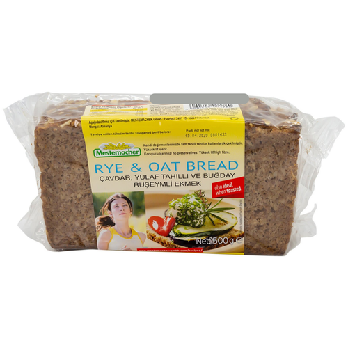 MESTEMACHER Yulaf-Çavdar & Ruşeymli Tam Tahıl Ekmeği 500g
