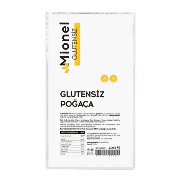 MİONEL Glutensiz Poğaca 180g