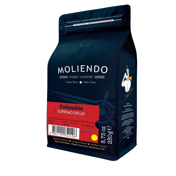MOLİENDO Colombia Medellin Decaf Yöresel Kahve 250g