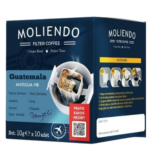MOLIENDO Guatemala Antigua Pratik Filtre Kahve 10g x 10 Adet