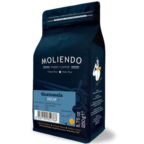 Moliendo Guatemala Decaf (Kafeinsiz) Yöresel Filtre Kahve 250g