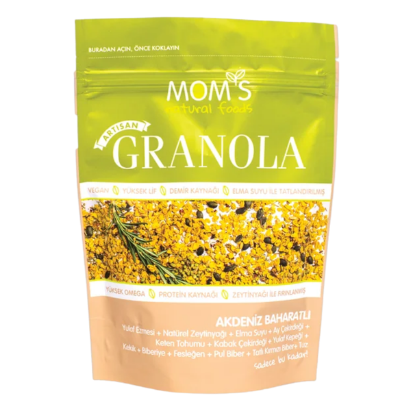 MOM'S NATURAL FOODS Akdeniz Baharatlı Granola 200g