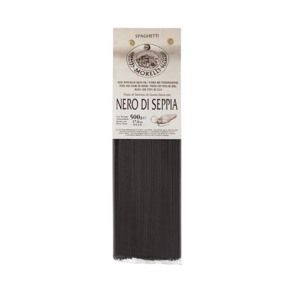 MORELLİ Siyah Sepya Mürekkepli Spaghetti 500g