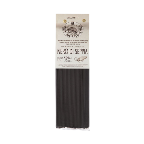 MORELLİ Siyah Sepya Mürekkepli Spaghetti 500g