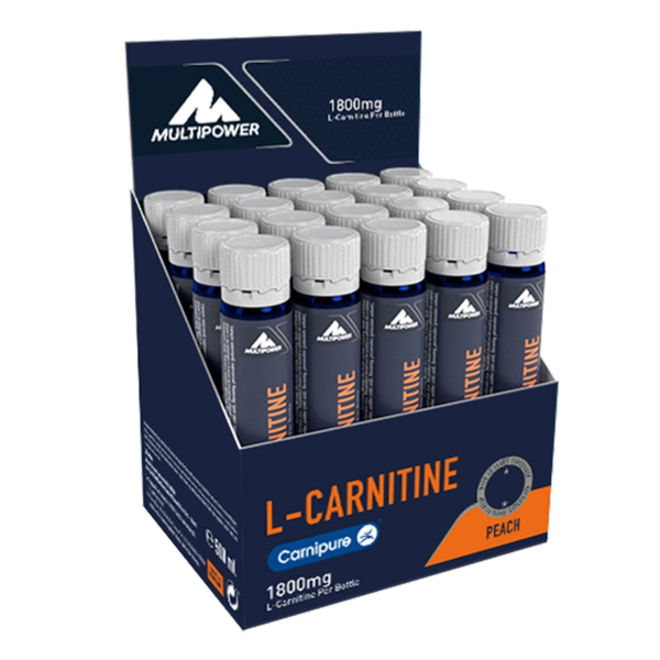 MULTİPOWER L-Carnitine 1800mg 20 Ampul - Şeftali