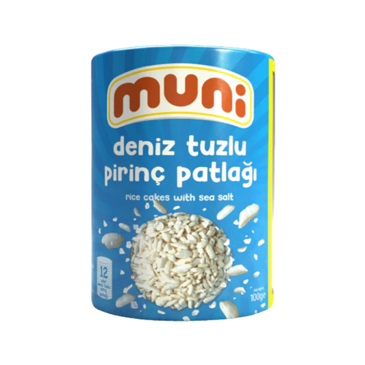 MUNİ Deniz Tuzlu Pirinç Patlağı 100g 