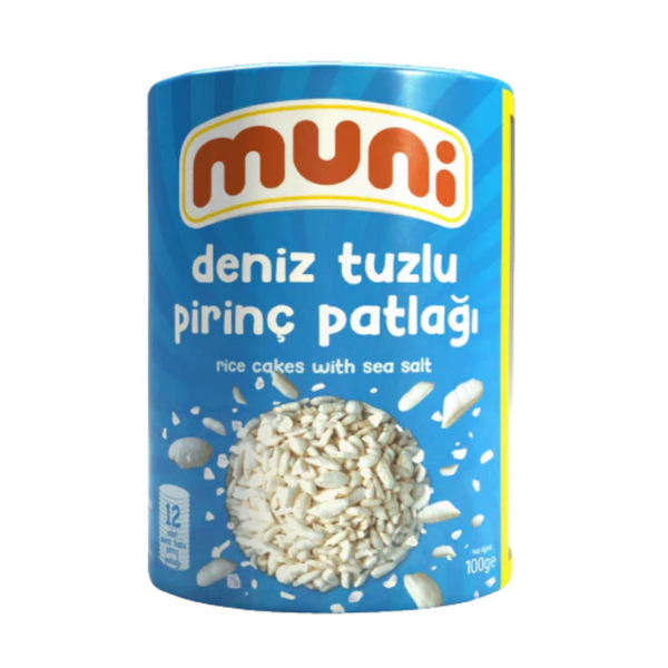 MUNİ Deniz Tuzlu Pirinç Patlağı 100g