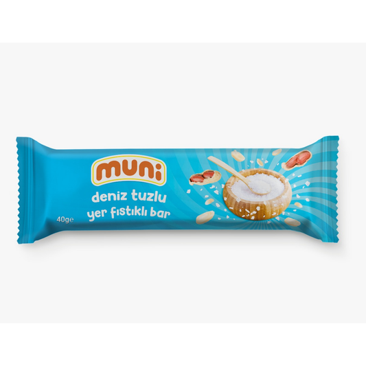 Muni Deniz Tuzlu Yer Fıstığı Barı 40g