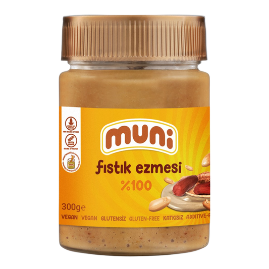 Muni %100 Fıstık Ezmesi 300g