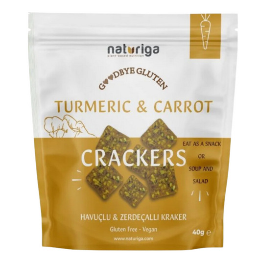 NATURİGA Havuçlu & Zerdeçallı Kraker 40g