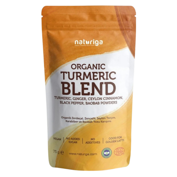 NATURİGA Organik Zerdeçallı Karışım (Altın Süt Karışımı) 75g