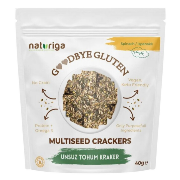 NATURİGA Unsuz Tohum Kraker/Ispanaklı 40g
