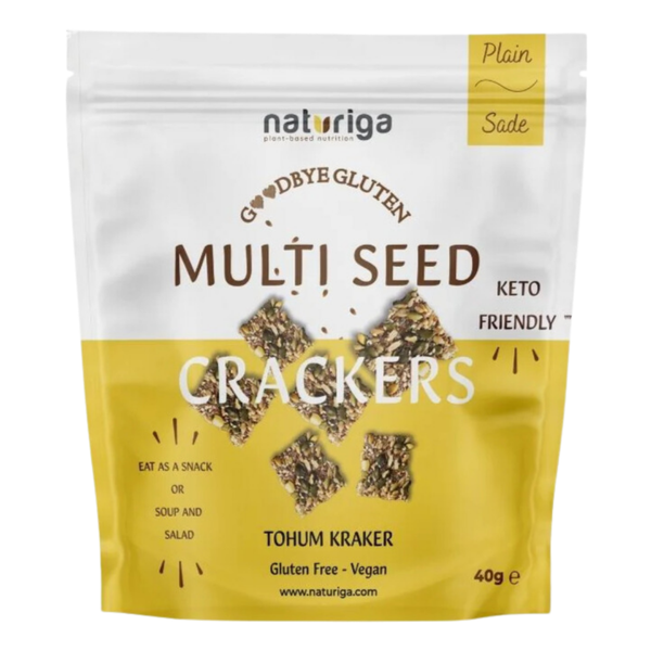 NATURİGA Unsuz Tohum Kraker/Sade 40g