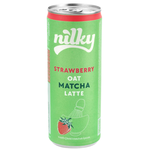 NİLKY Yulaf Sütlü Çilekli Matcha Latte
