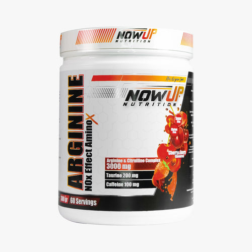 NOWUP Arginine Nitric Oxide Effect Amino Asit Kiraz & Çilek Aromalı 360g