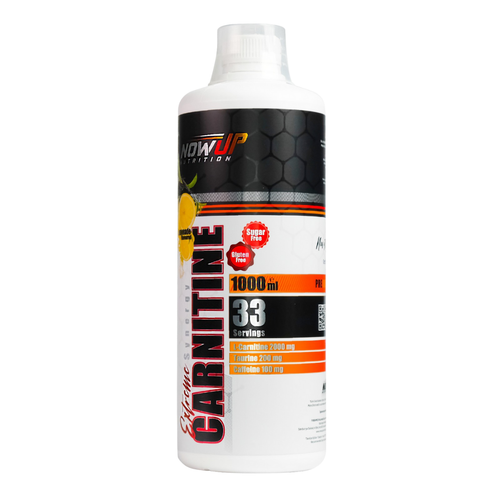 NOWUP L-Carnitine Limon Aromalı 1000ml Şişe 33 Servis