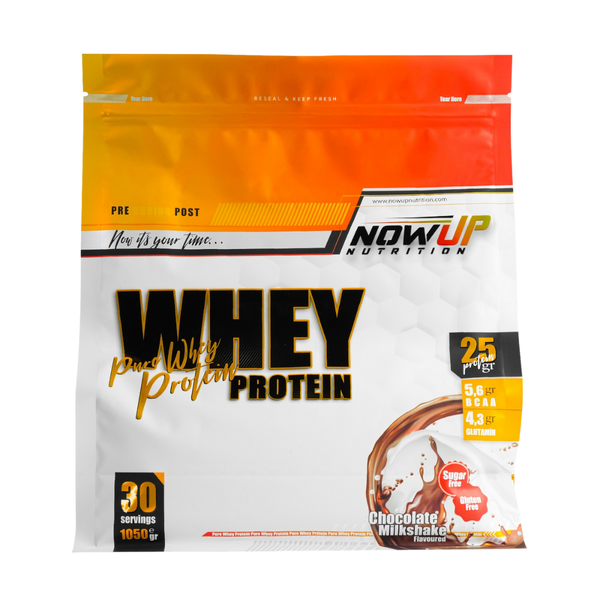 NOWUP NUTRİTİON Whey Protein Çikolata & Milkshake Aromalı Protein Tozu 1050g