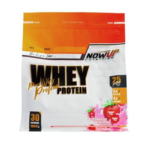 NOWUP Whey Protein Strawberry Milkshake 1050g