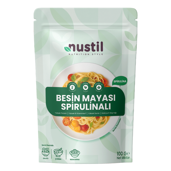 NUSTİL Besin Mayası - Spirulinalı 100g