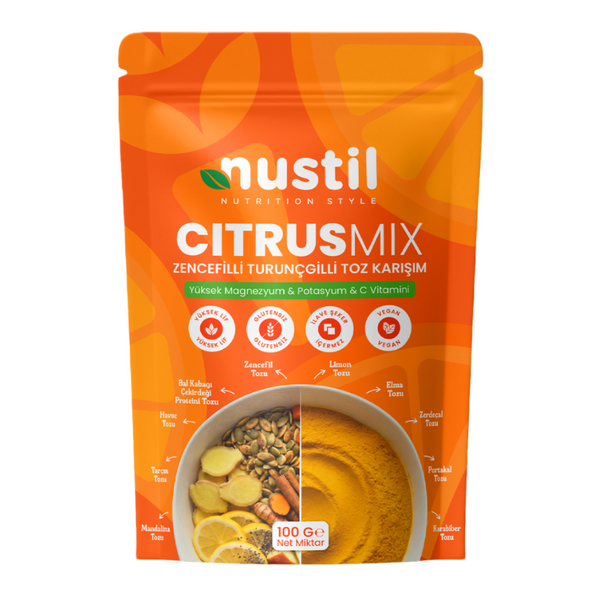 NUSTİL Citrus Mix Turunçgilli Toz Karışım 100g