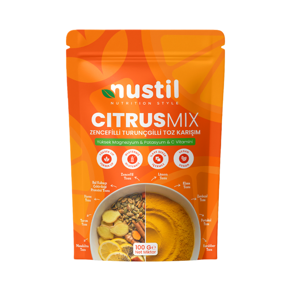 NUSTİL Citrus Mix Turunçgilli Toz Karışım 100g