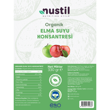 Görseli Galeri görüntüleyiciye yükleyin, NUSTİL Organik Elma Suyu Konsantresi 330g
