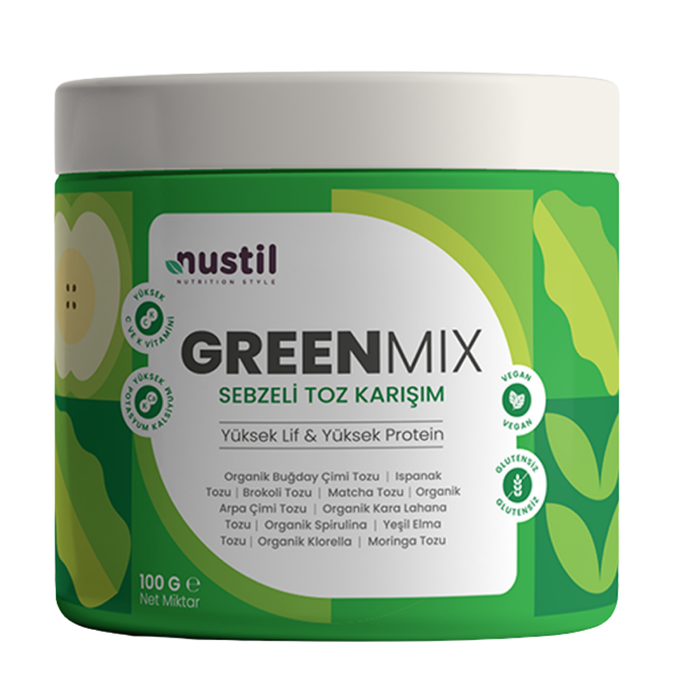 NUSTİL Green Mix Sebzeli Toz Karışım 100g