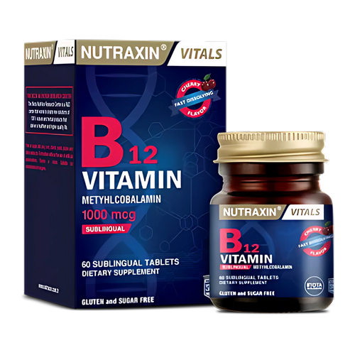 NUTRAXIN B12 Vitamini (1000 Mcg) - 60 Dil Altı Tableti