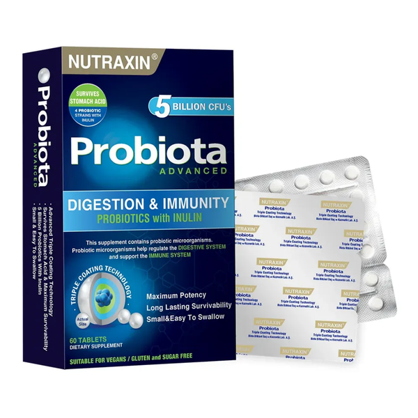 NUTRAXİN Probiota Advanced - Probiyotik Takviyesi 60 Tablet – Özel Beslenme