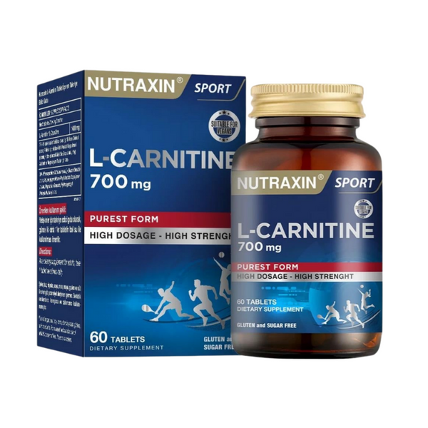 l carnitine zayıflatırmı NUTRAXIN Sport L-Carnitine 60 Tablet 700mg – Özel Beslenme GlutaTonic Sublingual Spray — Recovery & Performance Ingredient:Vitamin C Brightening
