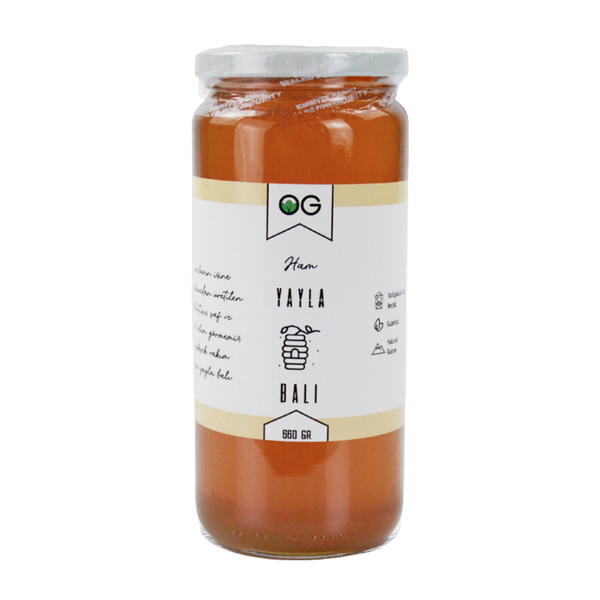 OG NATURAL Ham Yayla Çiçek Balı 660g
