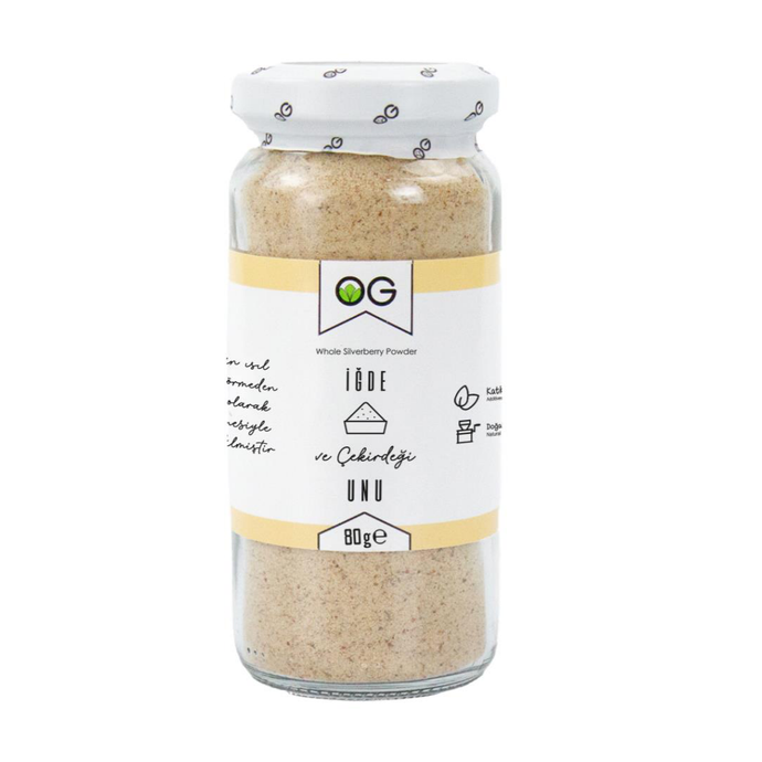 OG NATURAL İğde ve Çekirdeği Unu 80g