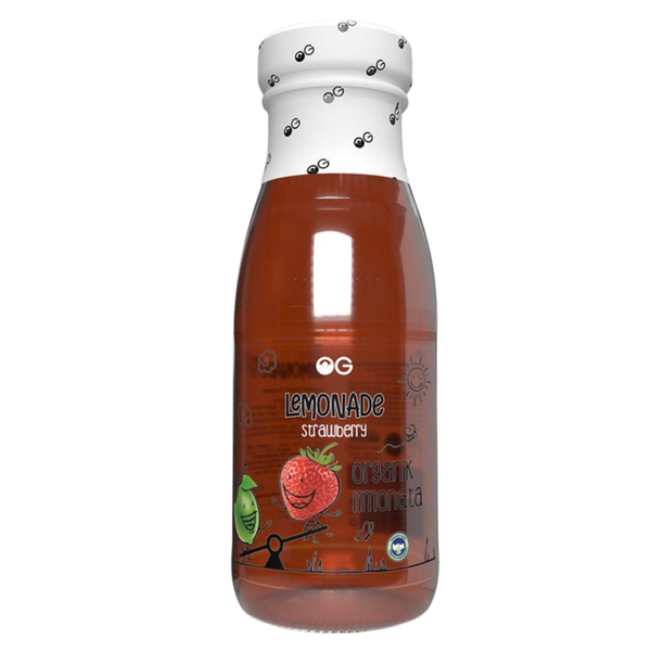 OG NATURAL Organik Çilekli Limonata 250ml