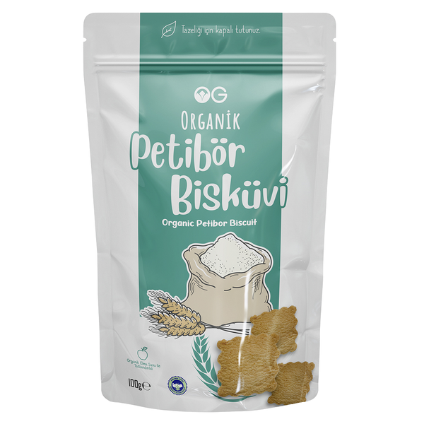 OG NATURAL Organik Petibör Bisküvi 100g