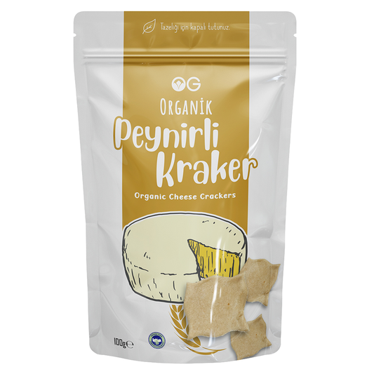 OG NATURAL Organik Peynirli Kraker 100g