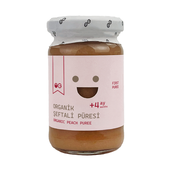 OG NATURAL Organik Şeftali Püresi 100g