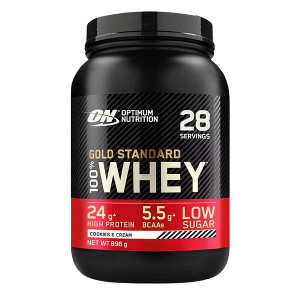 OPTIMUM NUTRITION Gold Standard Whey Protein Cookies & Cream 896g