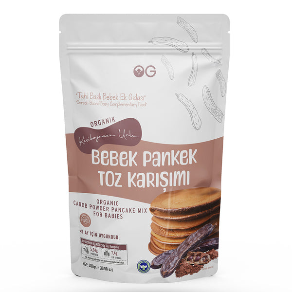 OG NATURAL Organik Keçiboynuzu Unlu Bebek Pankek Toz Karışımı 300g